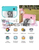 Детски фотоапарат с принтер и селфи камера